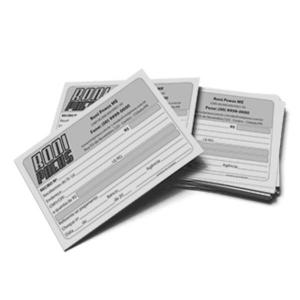 Recibos 10x15cm Sulfit 75g  Preto e Branco 2 vias Blocagem, Grampo e Picote 